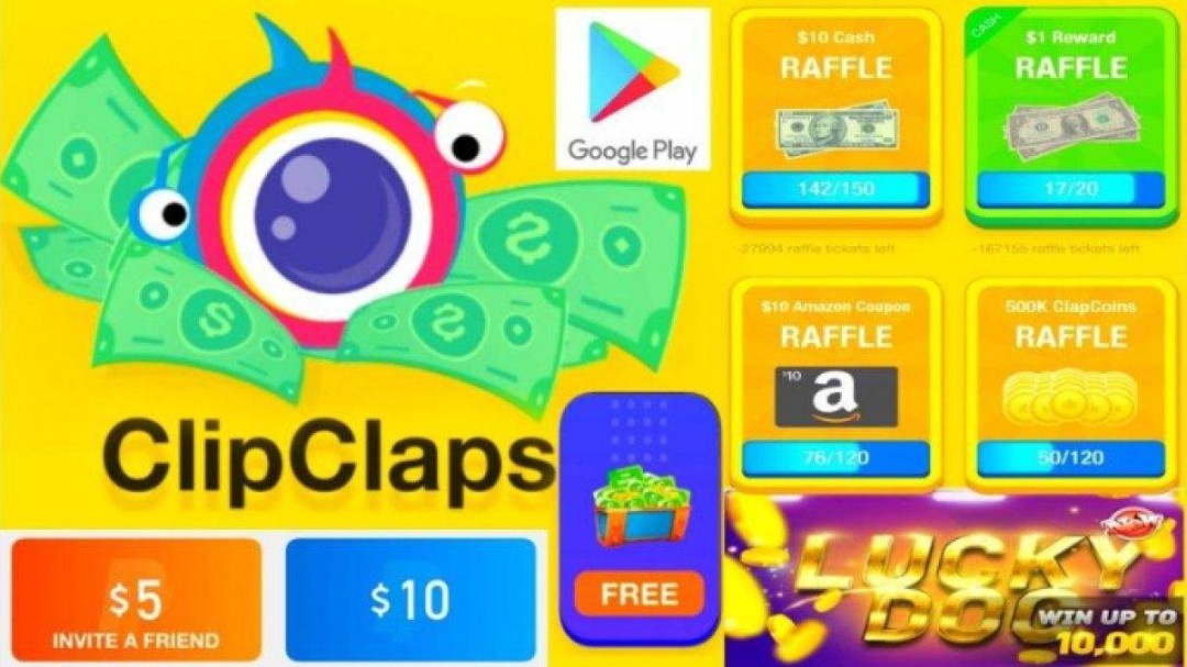 Cara Hasilkan Uang dari Aplikasi ClipClaps, Cuma Main Game dan