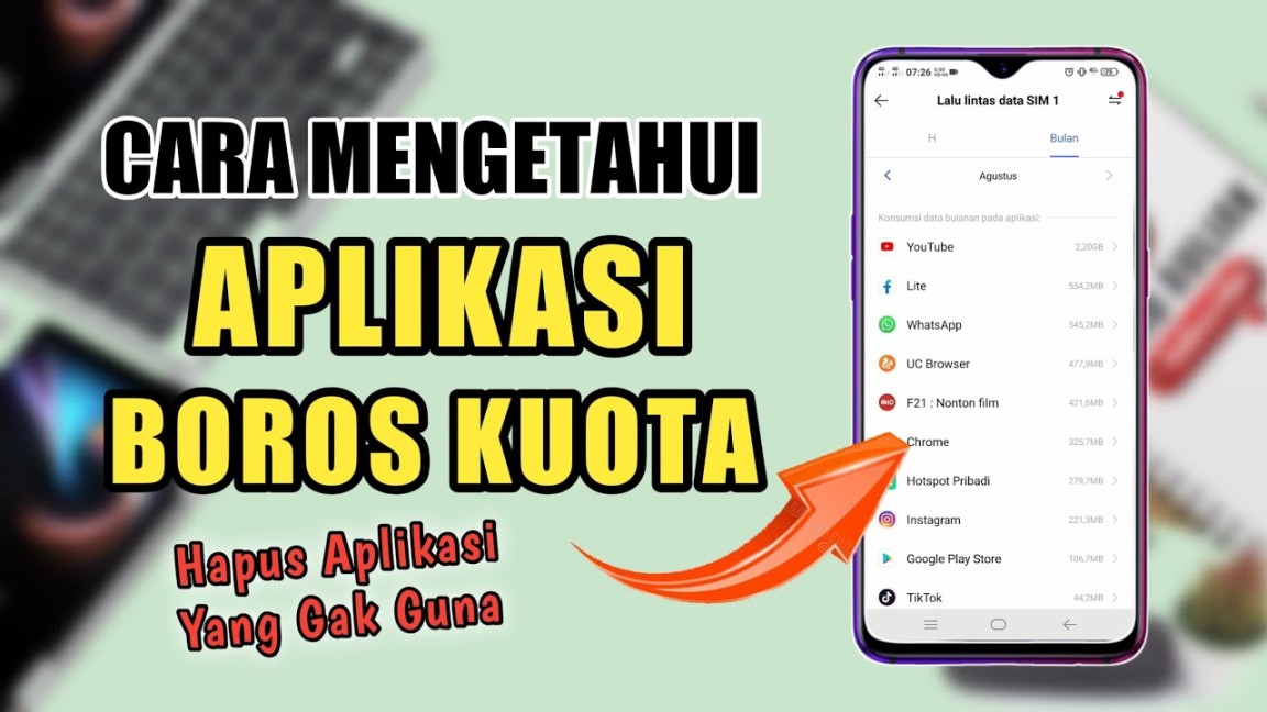 Cara Mengetahui Aplikasi Yang Boros Kuota - YouTube