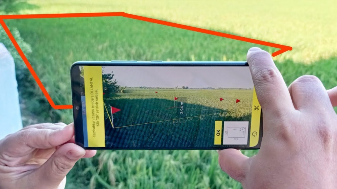 Cara Mengukur Luas Tanah Menggunakan Kamera Hp