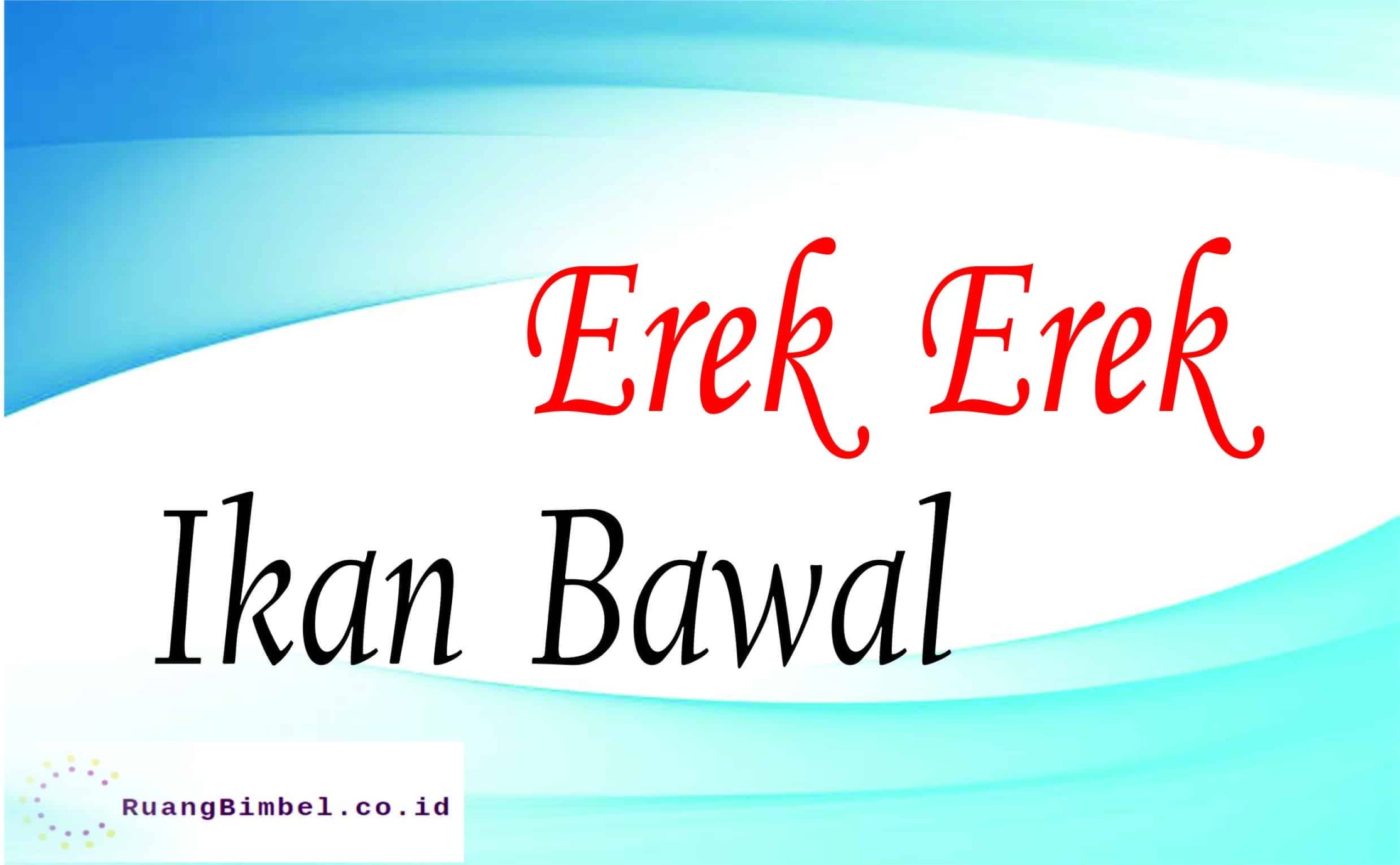 Erek Erek Ikan Bawal  + Angka Jitu % Akurat - RuangBimbel.co