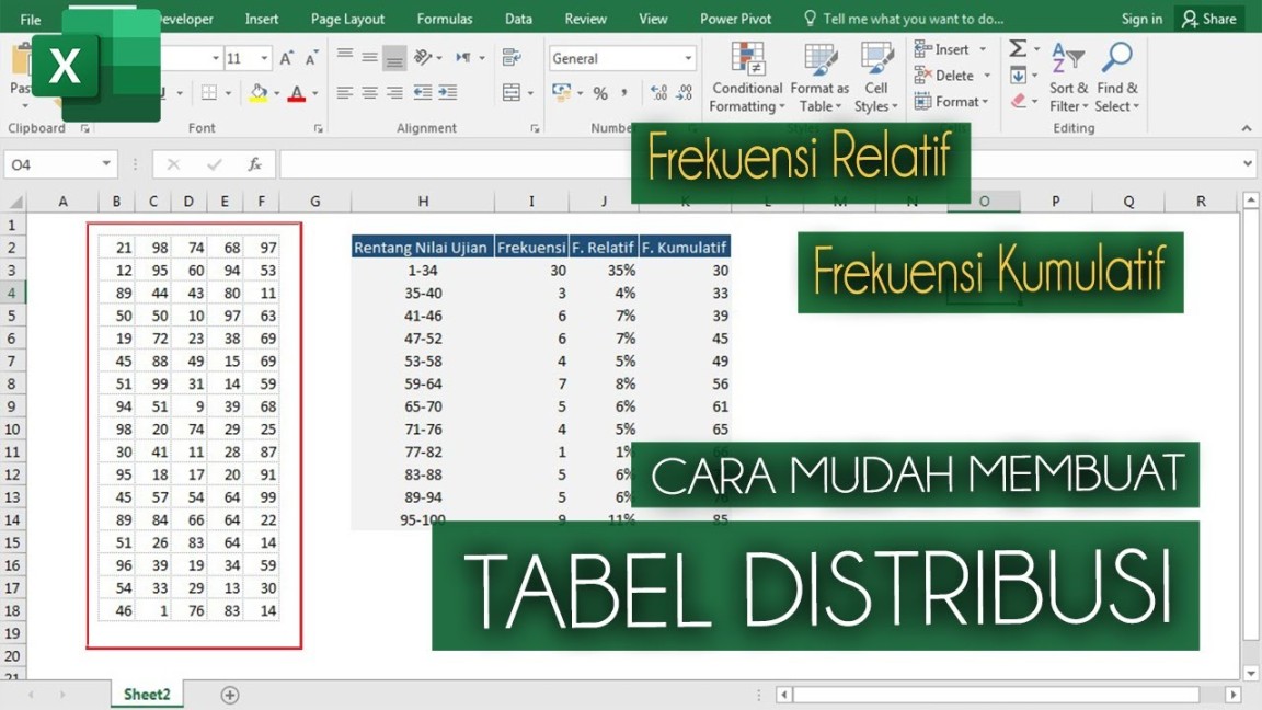 Excel Statistics  How to Create a Relative and Cumulative Frequency  Distribution Table with Excel