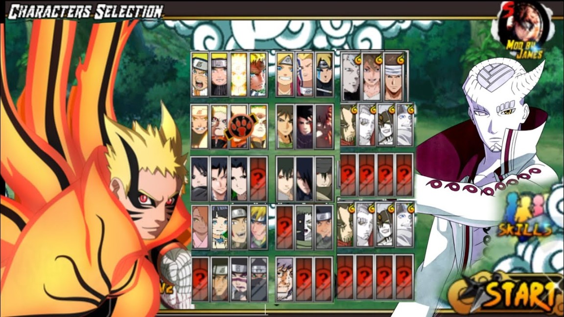 Naruto Senki Otsutsuki Mod APK for Android Offline Game Latest